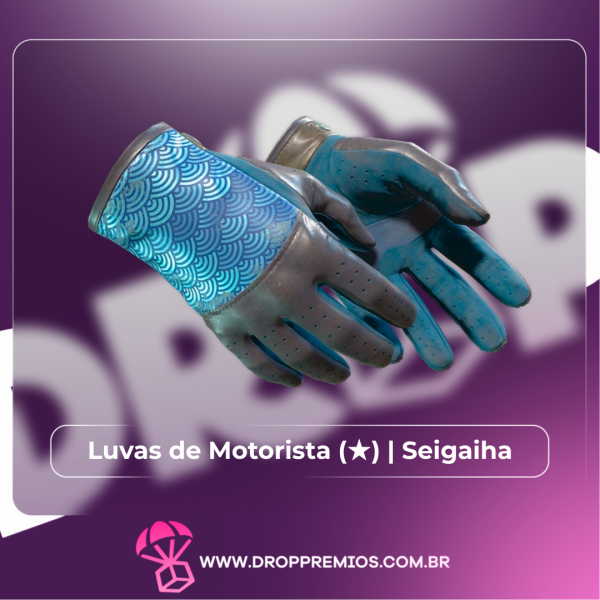 0338 PRÊMIO - Luvas de Motorista (★) | Seigaiha (Testada em Campo)